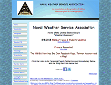 Tablet Screenshot of navalweather.org